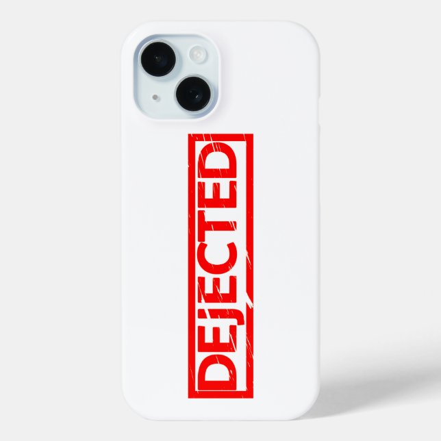 Dejected Stamp Case-Mate iPhone Case (Back)