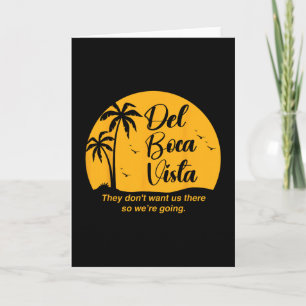 Del Boca Vista Apparel Uni-adults Funny Retirement Card