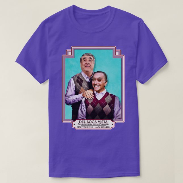 Del Boca Vista Condo Board Morty and Jack T-Shirt (Design Front)