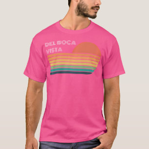 Del Boca Vista Retro Sunset Funny T-Shirt