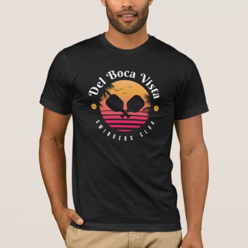 Del Boca Vista Swingers Club T_Shirt