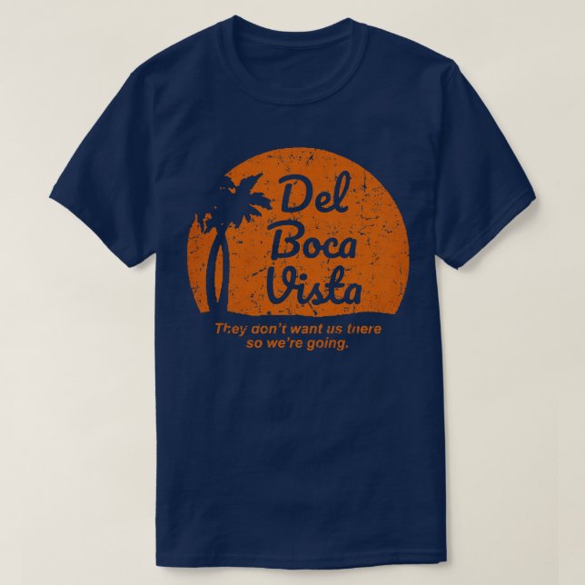 Del Boca Vista Vintage TShirt (Design Front)
