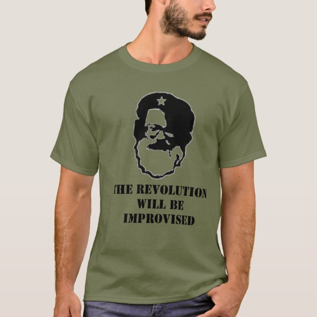 Del Close - The Revolution will be Improvised T-Shirt (Front)