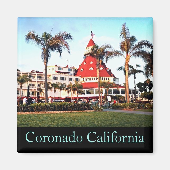 Del Coronado Hotel, Photo Magnet (Front)