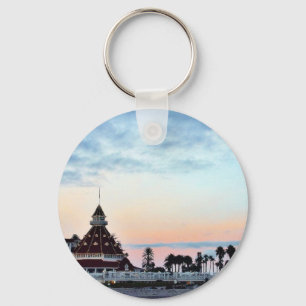Del Coronado Sunset Keychain