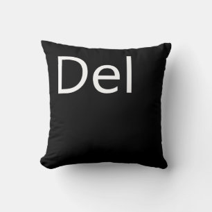 DEL - ctrl alt del pillow for sofa cussion