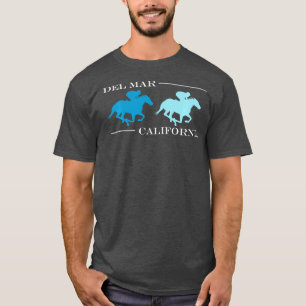 Del Mar California Horse Racing Long Sleeve T-Shirt