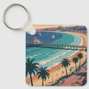 Del Mar California Keychain