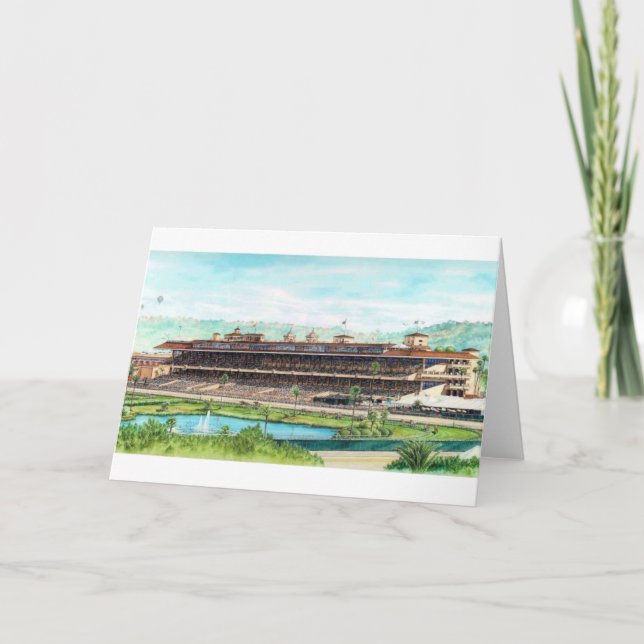 DEL MAR RACE TRACK, DEL MAR CALIFORNIA CARD (Front)