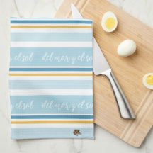 Del Mar y el Sol Puerto Rico Kitchen Towel – Coquí