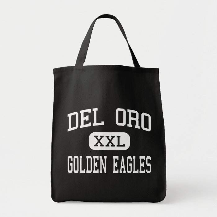 Del Oro   Golden Eagles   High   Loomis California Canvas Bag