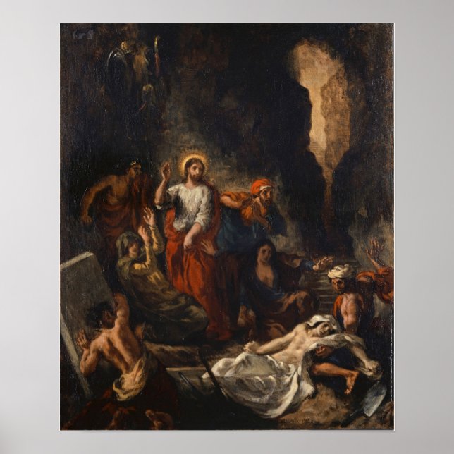 Delacroix - Lazare's Resurrection 1850 Poster (Front)