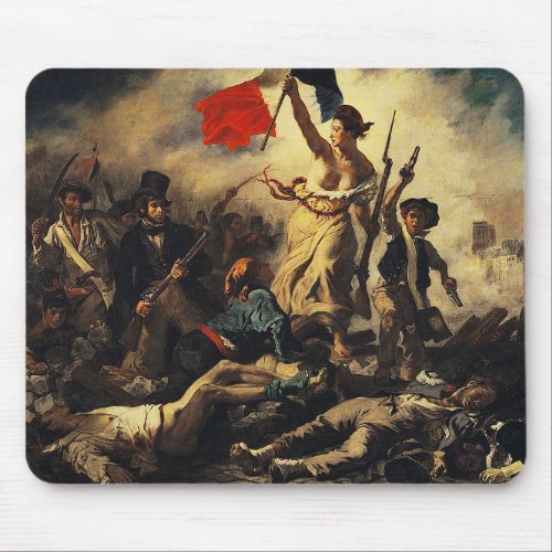 DelacroixLiberty Leading the People 1830 Mouse Pad