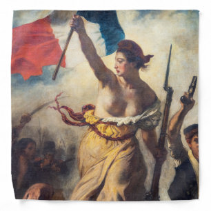 Delacroix - Liberty Leading The People Close-up Bandana