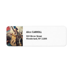 Delacroix - Liberty Leading The People Close-up Label
