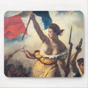 Delacroix - Liberty Leading The People Close-up Mouse Pad