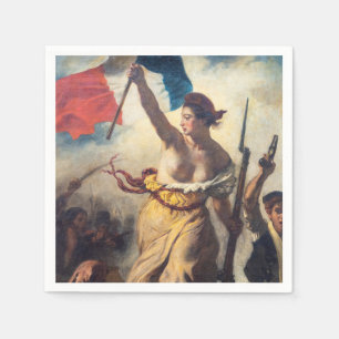 Delacroix - Liberty Leading The People Close-up Napkins
