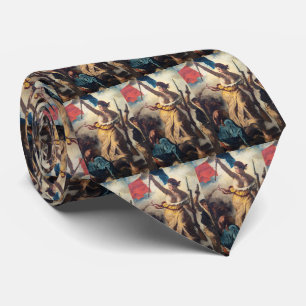 Delacroix - Liberty Leading The People Close-up Neck Tie