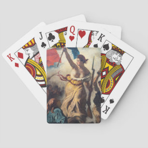 Delacroix - Liberty Leading The People Close-up Poker Cards