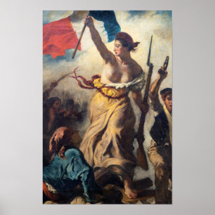 Delacroix - Liberty Leading The People Close-up Poster