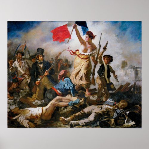Delacroix _ Liberty Leading The People Poster