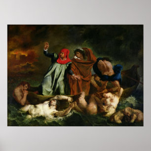 Delacroix - The Barque Of Dante Poster