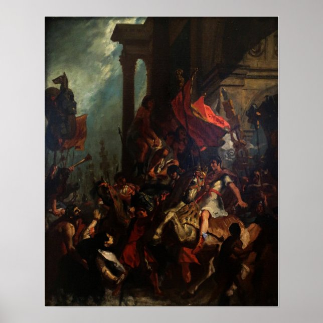 Delacroix - The Justice Of Trajan 1858 Poster (Front)
