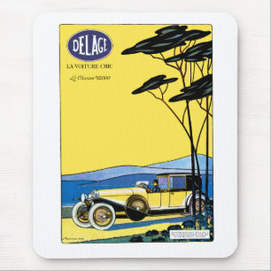 Delage ~ La Voiture Chic Mouse Pad