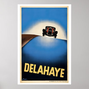 Delahaye - Vintage Car Poster