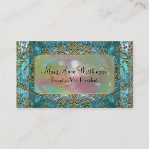 Delancey by the Sea Elegant  Professional Business Card