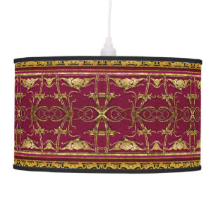 Delancey Elegant Romantic Baroque Hanging Lamp