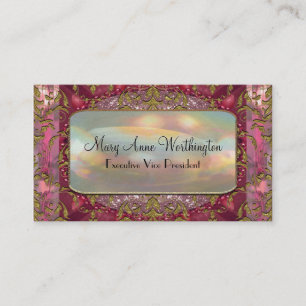 Delancey Petal Elegant  Professional Business Card