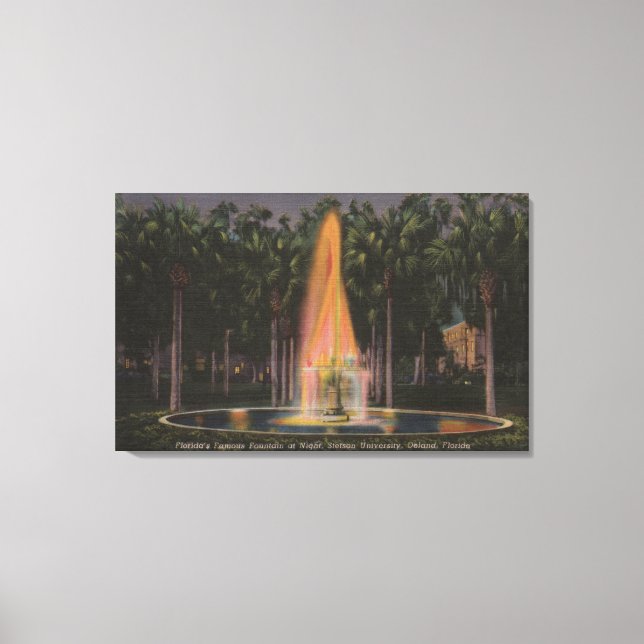 Deland, Florida - Stetson University Canvas Print (Front)