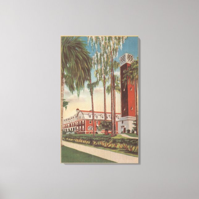 Deland, Florida - View of Stetson University Canvas Print (Front)