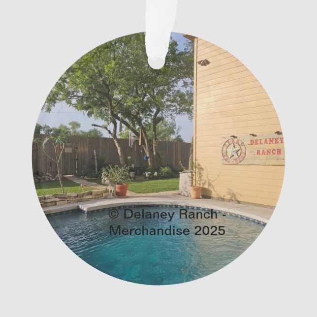 Delaney Ranch 2025 Acrylic Ornament (Front)