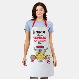 Delantal El Salvador y Pupusas Apron