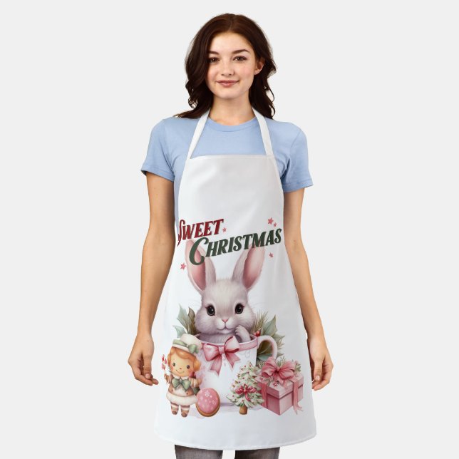 Delantal Navideño Apron (Worn)