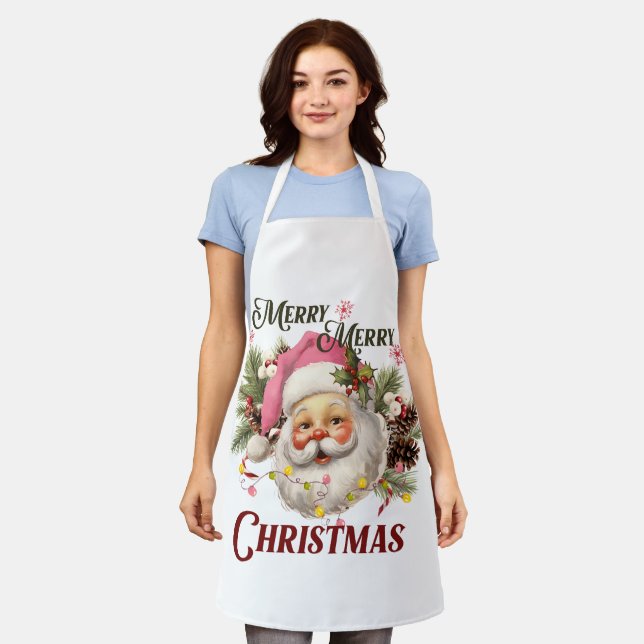 Delantal Navideño Apron (Worn)