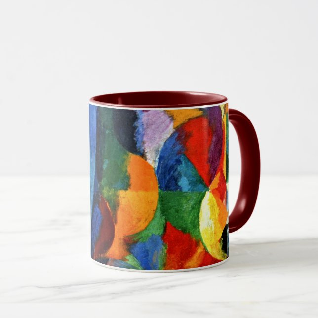 Delaunay - Circular Forms, Sun, Moon Mug (Front Right)