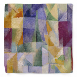 Delaunay Claasical Abstract Art Painting Windows Bandana