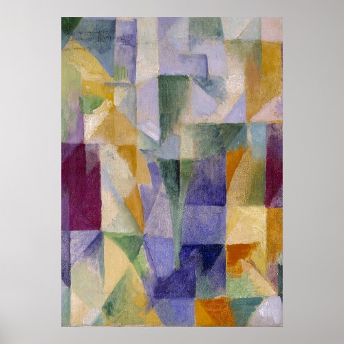 Delaunay Claasical Abstract Art Painting Windows Poster