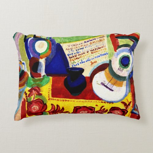 Delaunay _ Portuguese Still Life Accent Pillow
