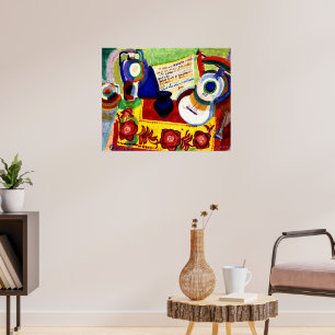 Delaunay - Portuguese Still Life Poster