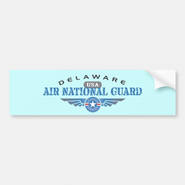 Delaware Air National Guard Bumper Sticker (Front)