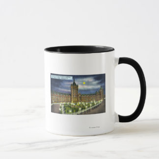 Delaware and Hudson Co. Building at Night Mug