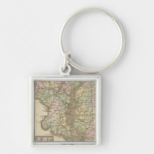 Delaware and Maryland 2 Keychain