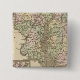 Delaware and Maryland 2 Pinback Button