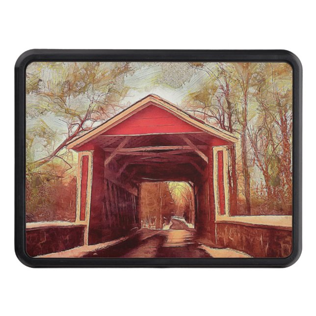 Delaware Ashland Covered Bridge Hitch Cover (Front)