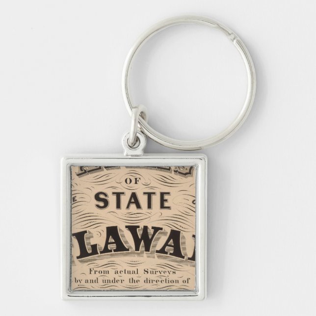 Delaware Atlas Keychain (Front)