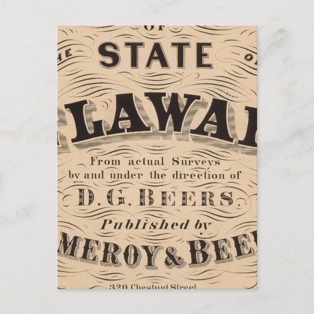 Delaware Atlas Postcard (Front)